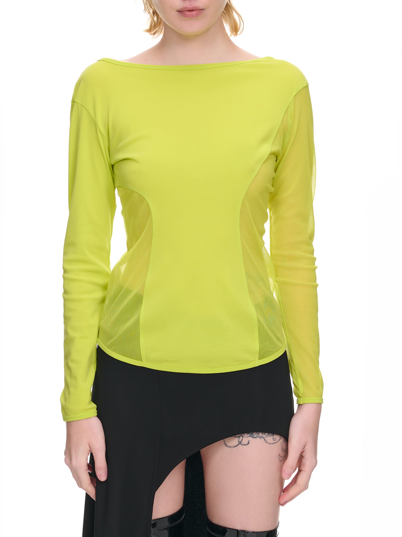 Figure Mesh Top (IM36JK701-52-YELLOW)