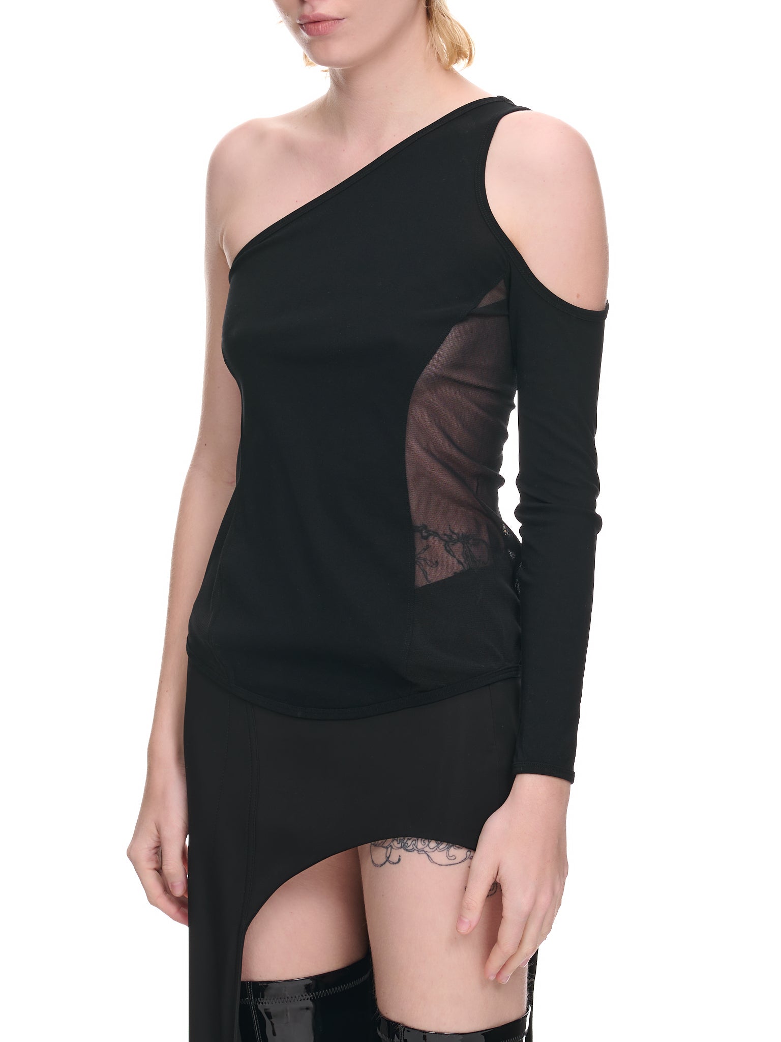 Figure Mesh Top (IM36JK704-15-BLACK)