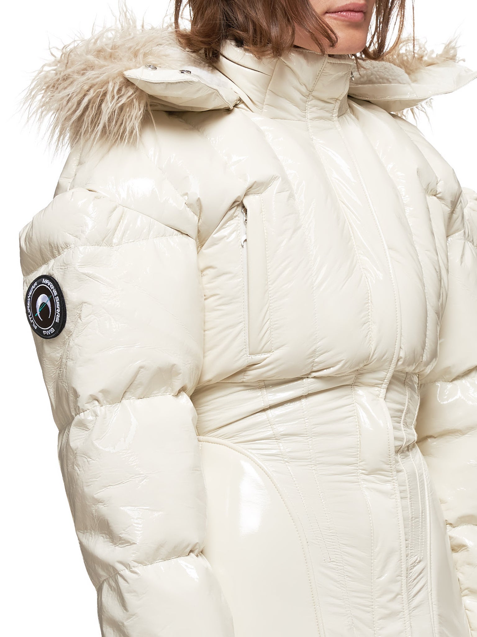Marine Serre Jacket - Hlorenzo Detail 1