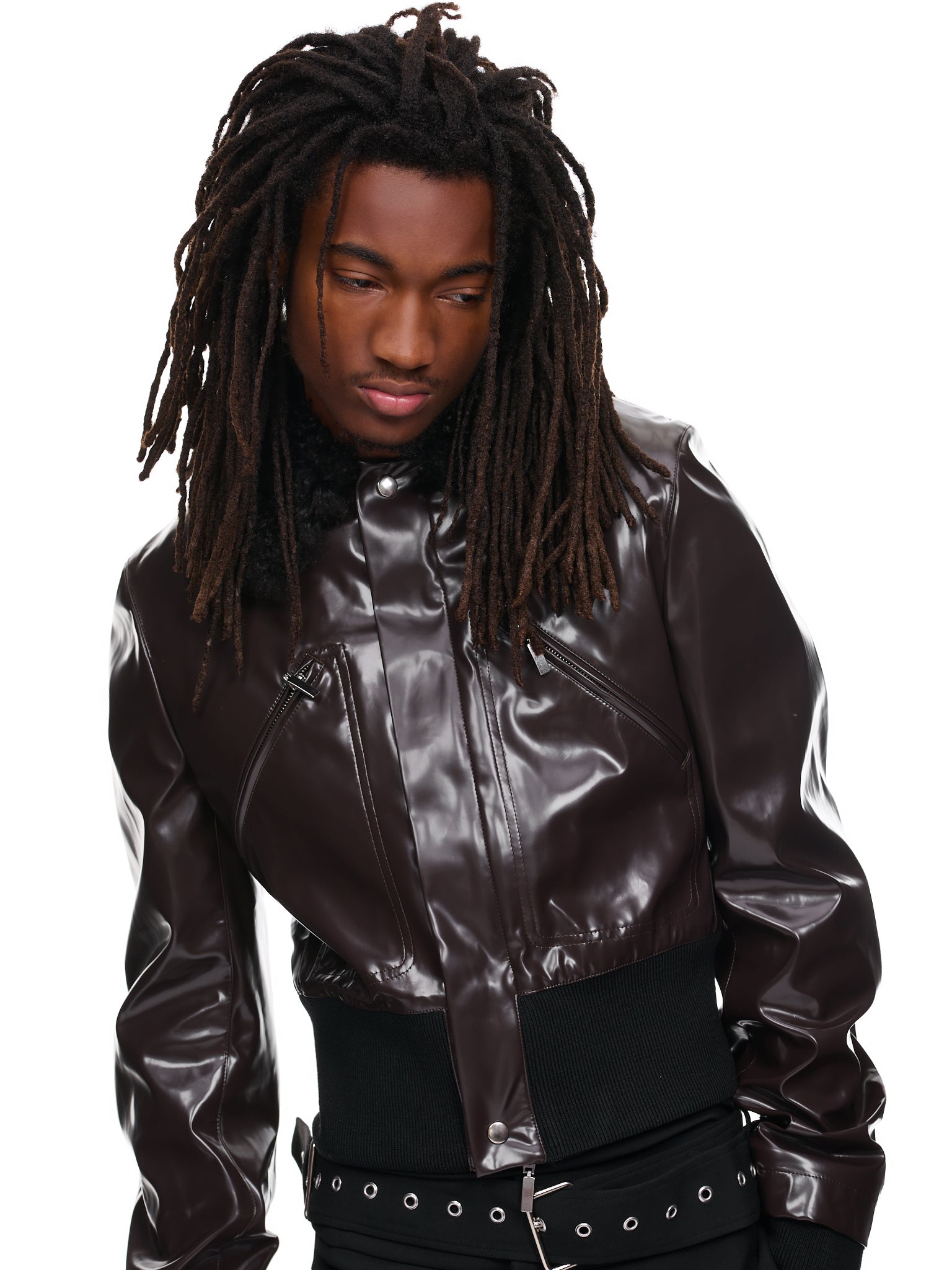 Elijah Vinyl Bomber Jacket (JA03-PL01-COCO0)