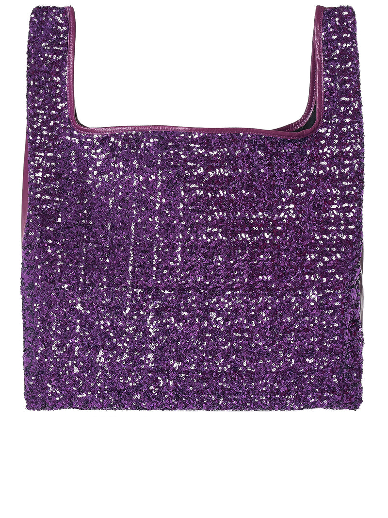 Sequined Tote Bag (JB-201-051-3-PURPLE)