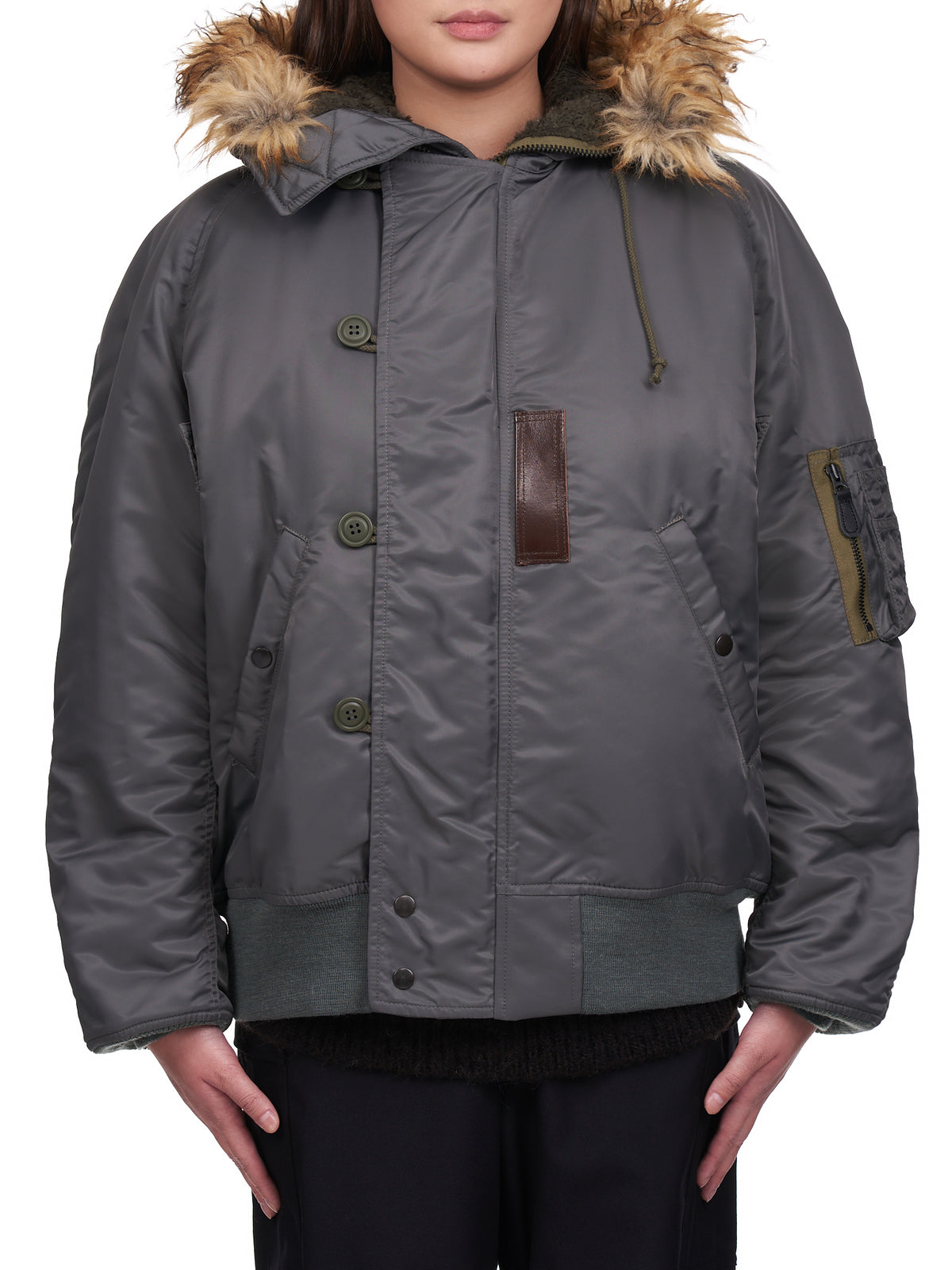 Junya Watanabe Versace Print Parka | H. Lorenzo - front