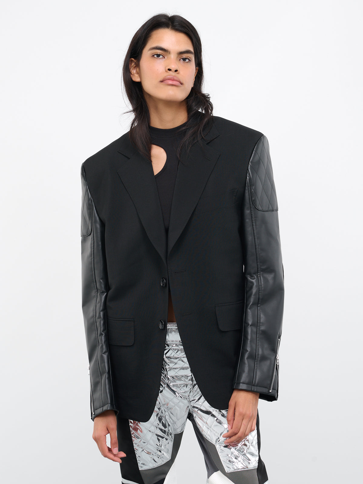 Biker Blazer (JK-J011-051-BLACK-BLACK)