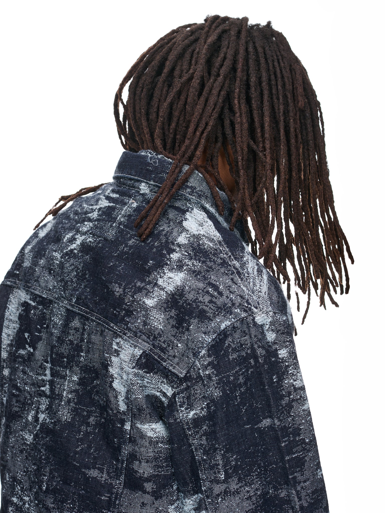 Weaved Denim Jacket (JK055-ONE-WASH)