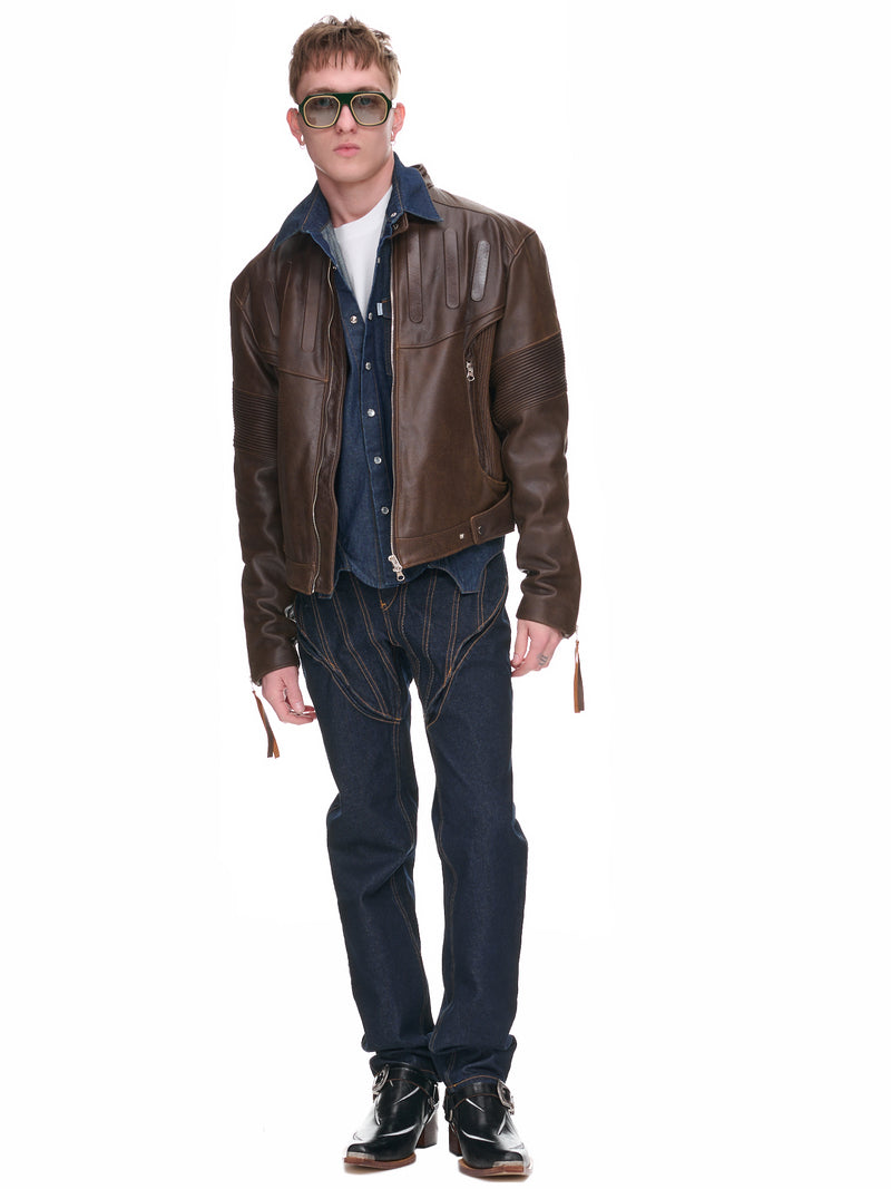 Seam Denim Pants (JTK-T01-INDIGO-BLUE)