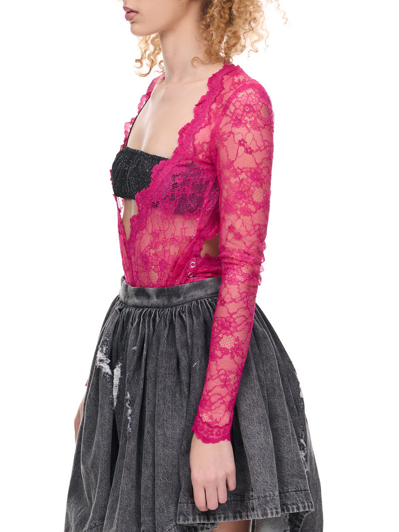 Lace Bodysuit (JUMP03-PINK)