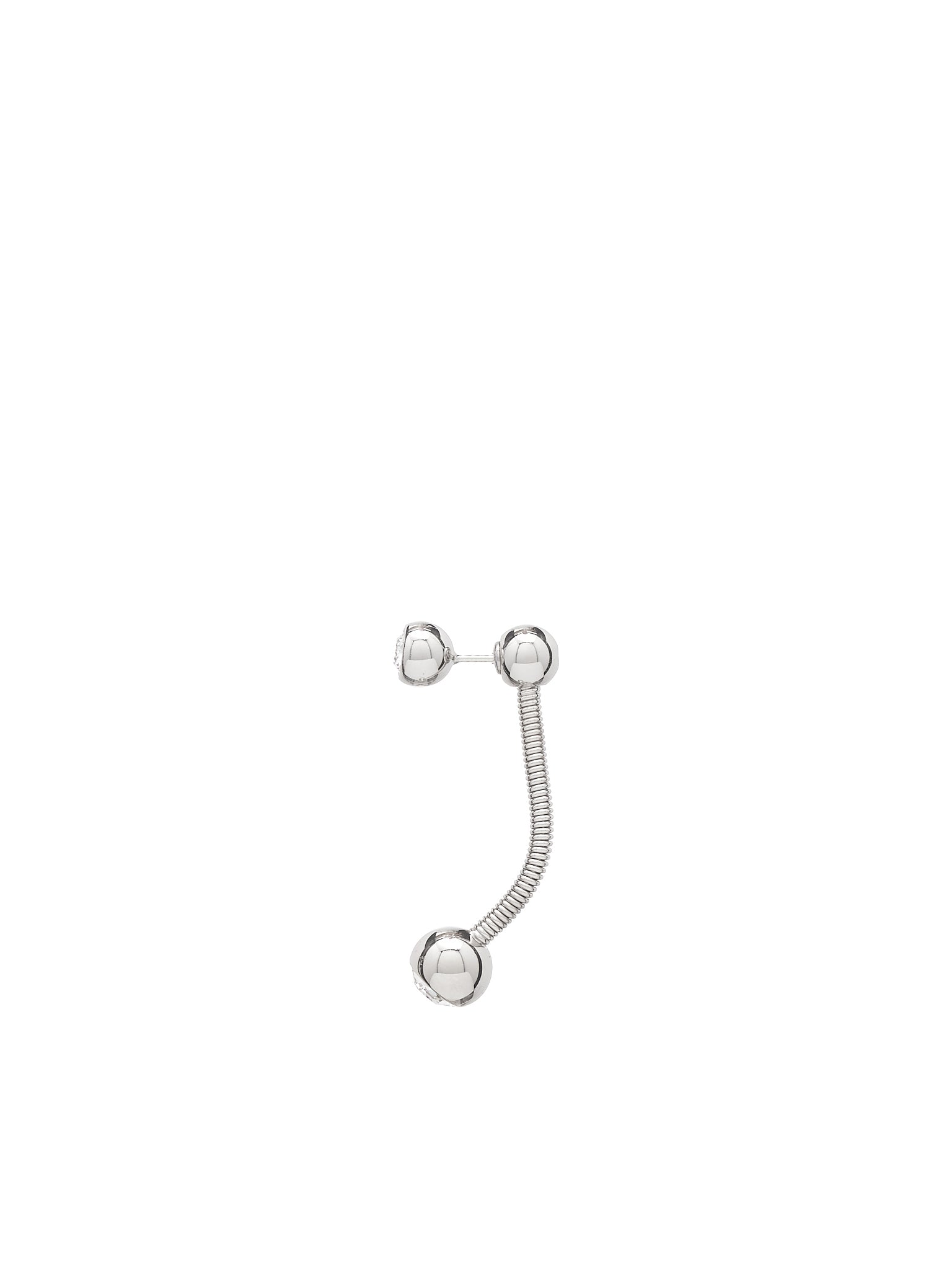 Flex Earring (JW11-SILVER-WHITE)