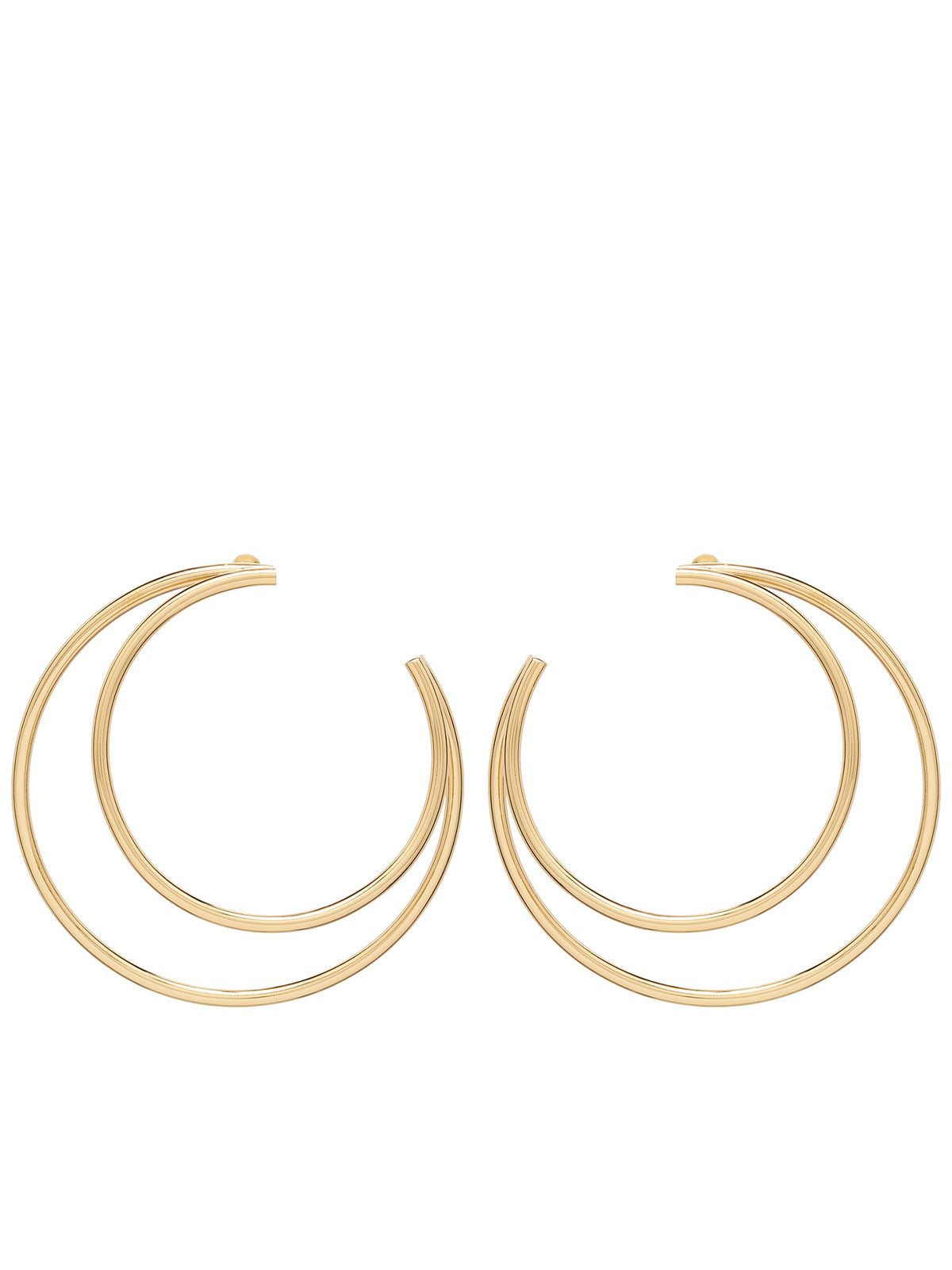 Small Moon Earrings (JW150W-OTHTR012-GOLD)