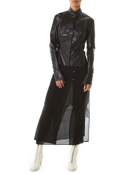 Polished Leather Jacket (JW170-NL-0-4-BLACK) Polished Leather Jacket (JW170-NL-0-4-BLACK)