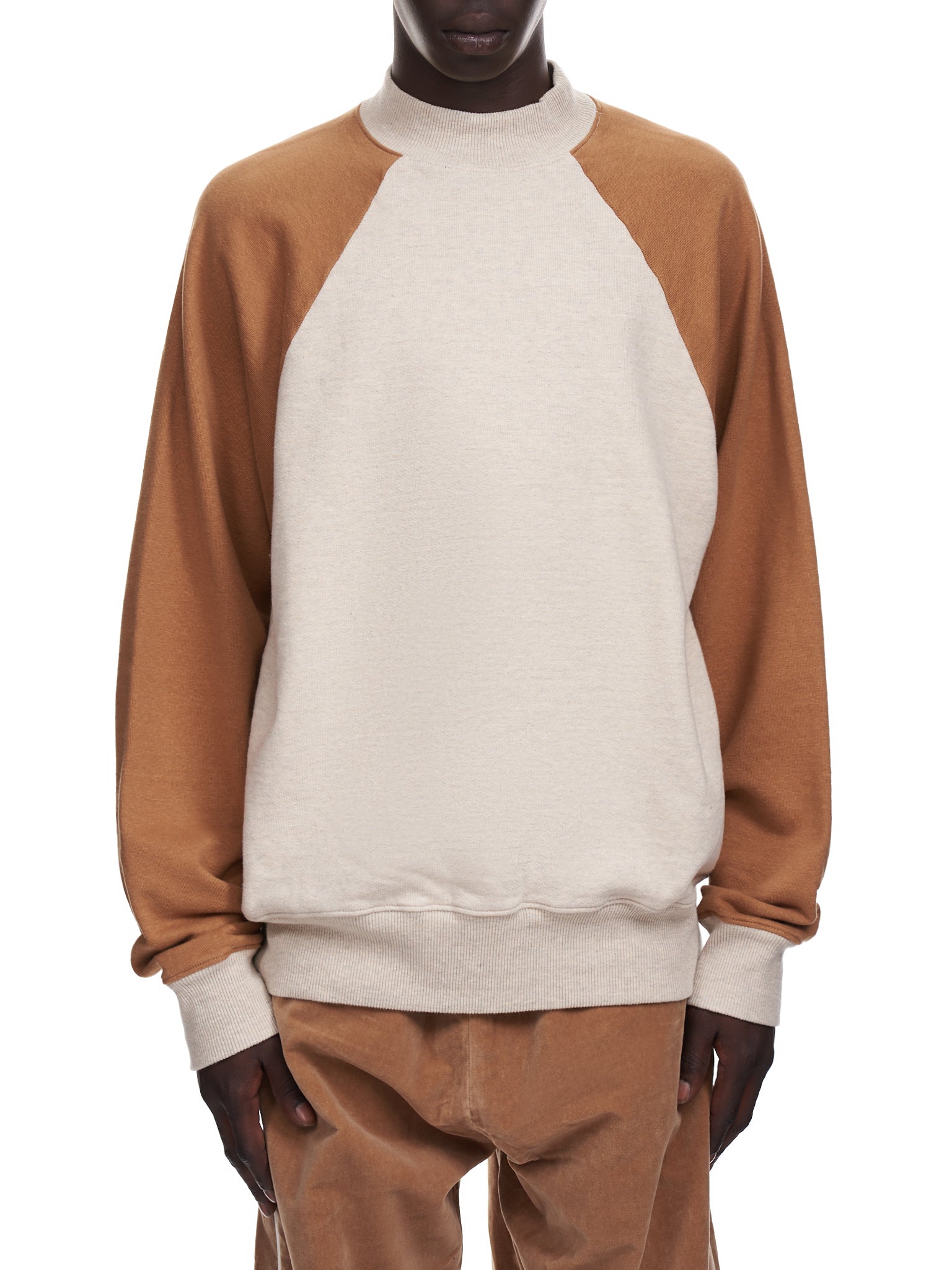 Kapital Raglan Sleeve High Neck Sweatshirt | H. Lorenzo - front