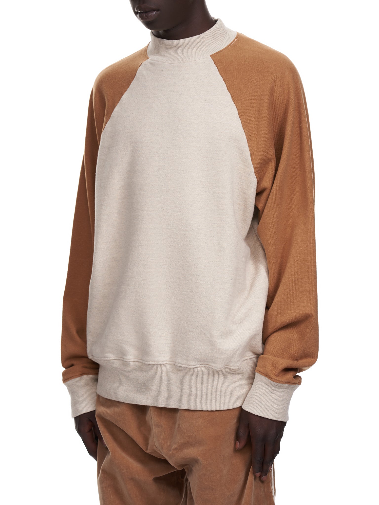 Kapital Raglan Sleeve High Neck Sweatshirt | H. Lorenzo - side 