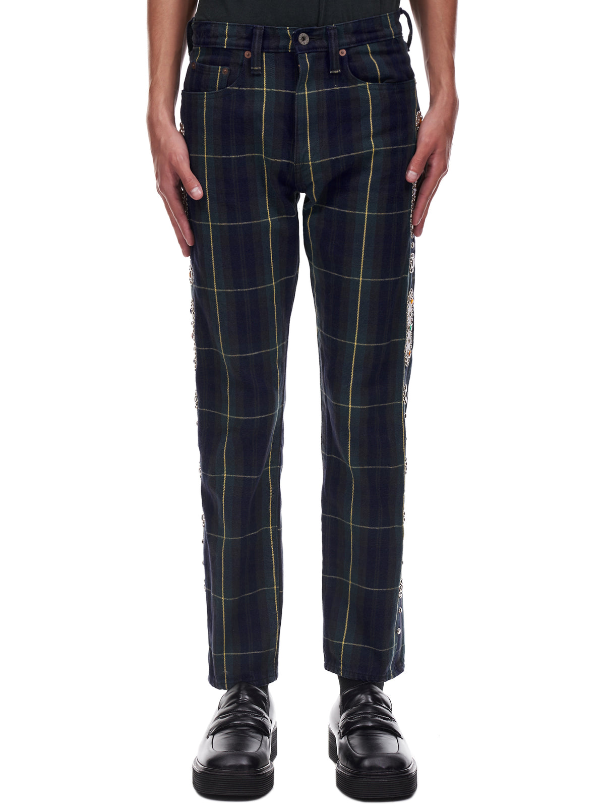 Kapital Check Jeans | H. Lorenzo - front