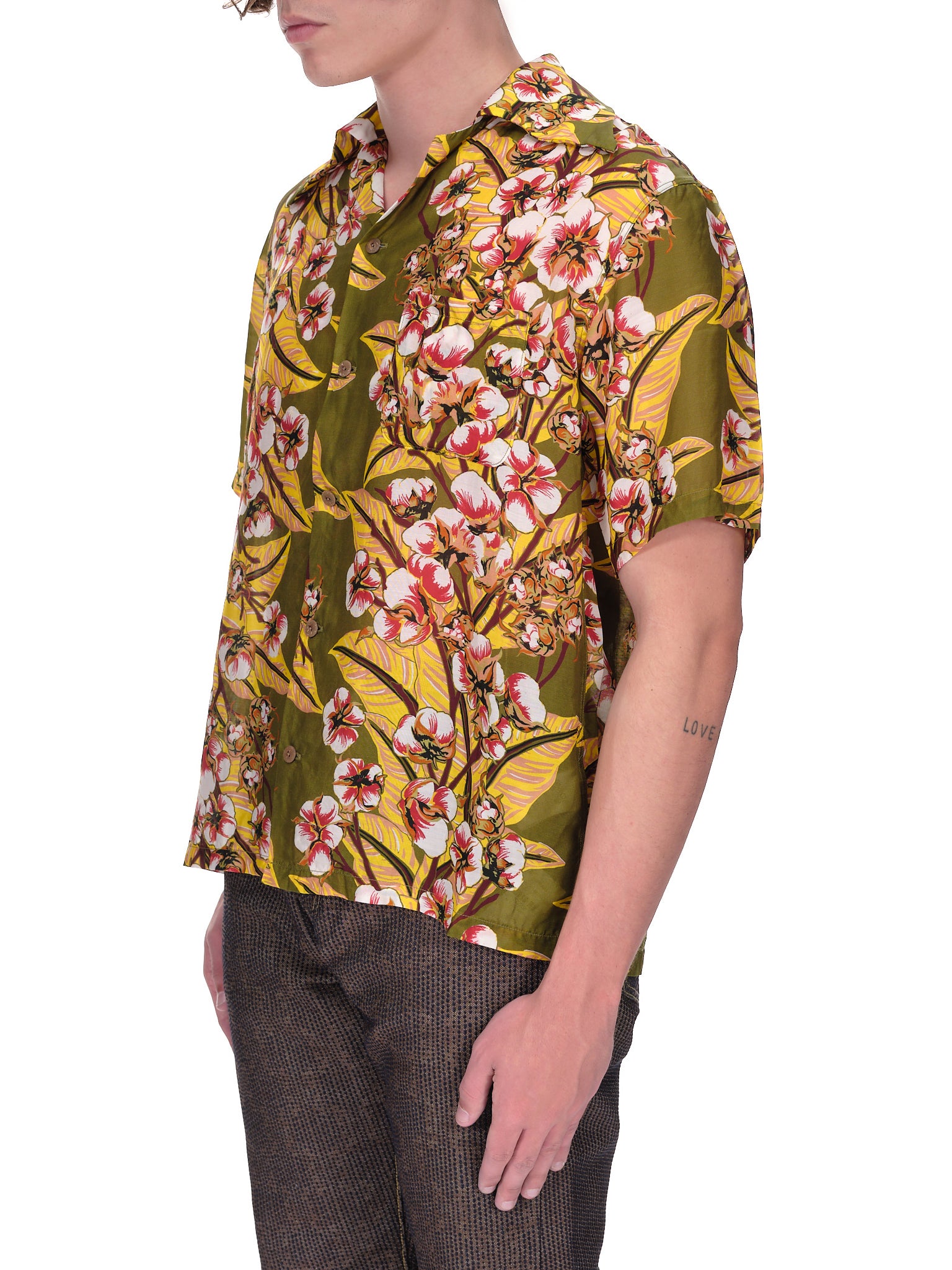 Kapital Floral Print Button Up Shirt | H. Lorenzo - side 
