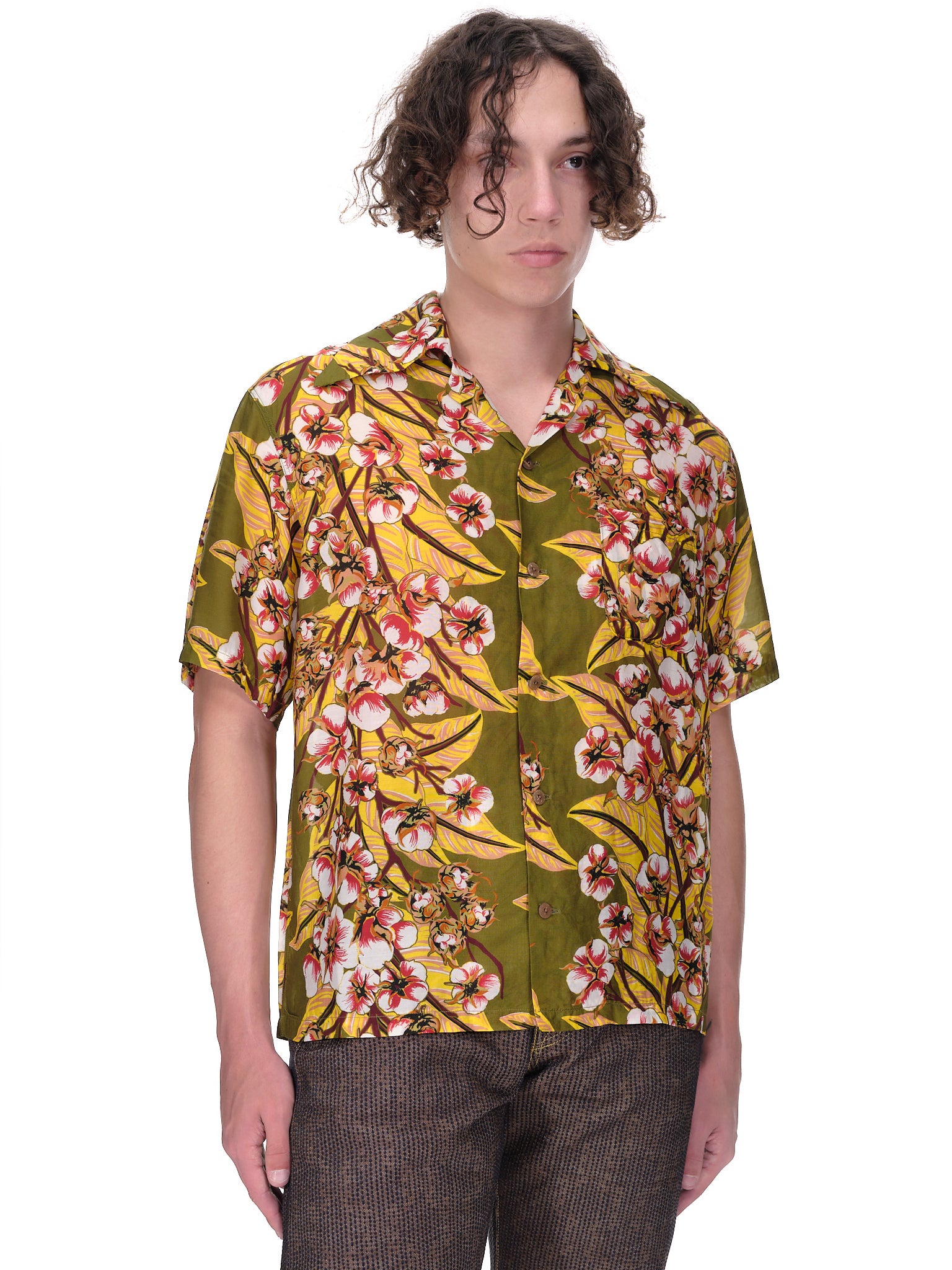 Kapital Floral Print Button Up Shirt | H. Lorenzo - side 2