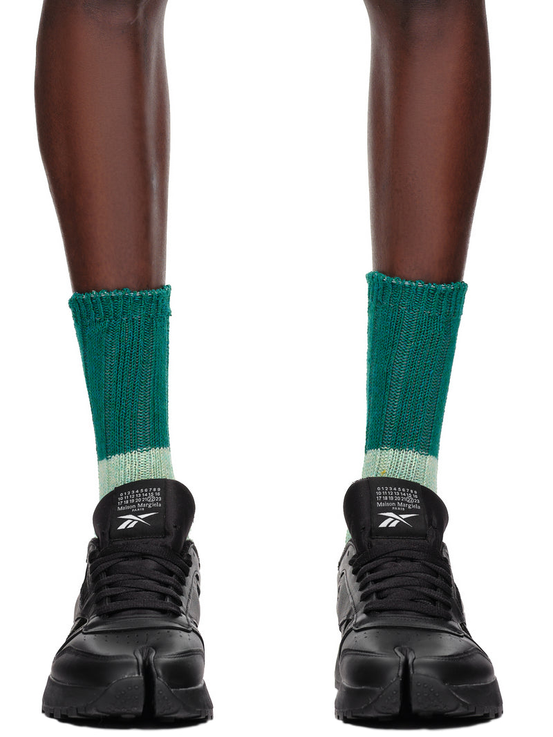 Kapital Jacquard Color-Block Socks | H. Lorenzo - front