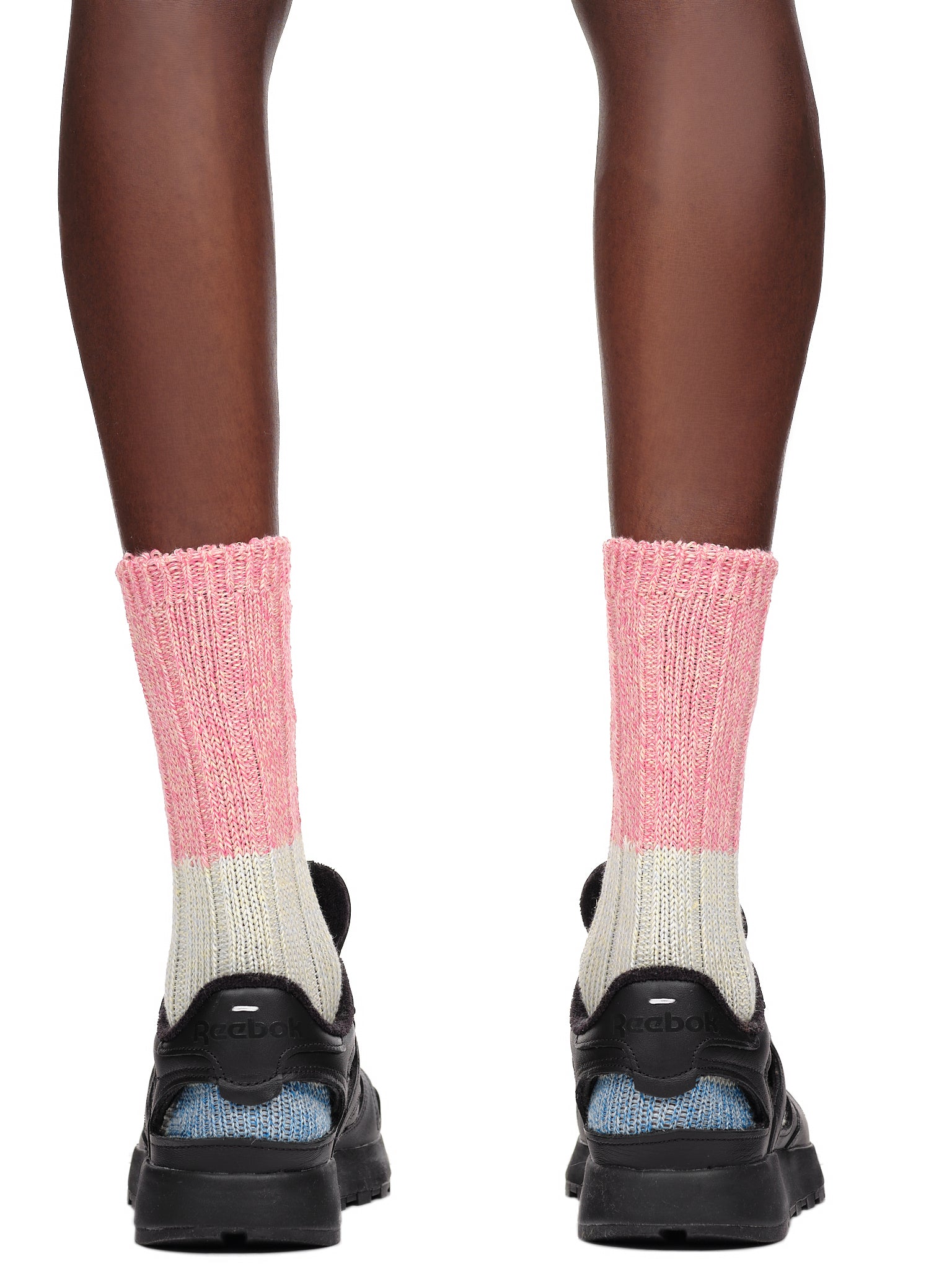 Kapital Jacquard Color Block Socks | H. Lorenzo - back