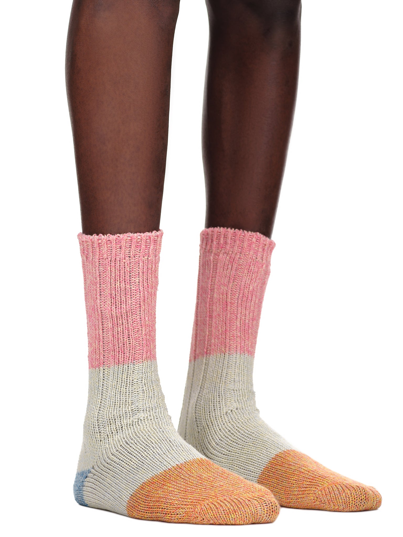 Kapital Jacquard Color Block Socks | H. Lorenzo - detail 