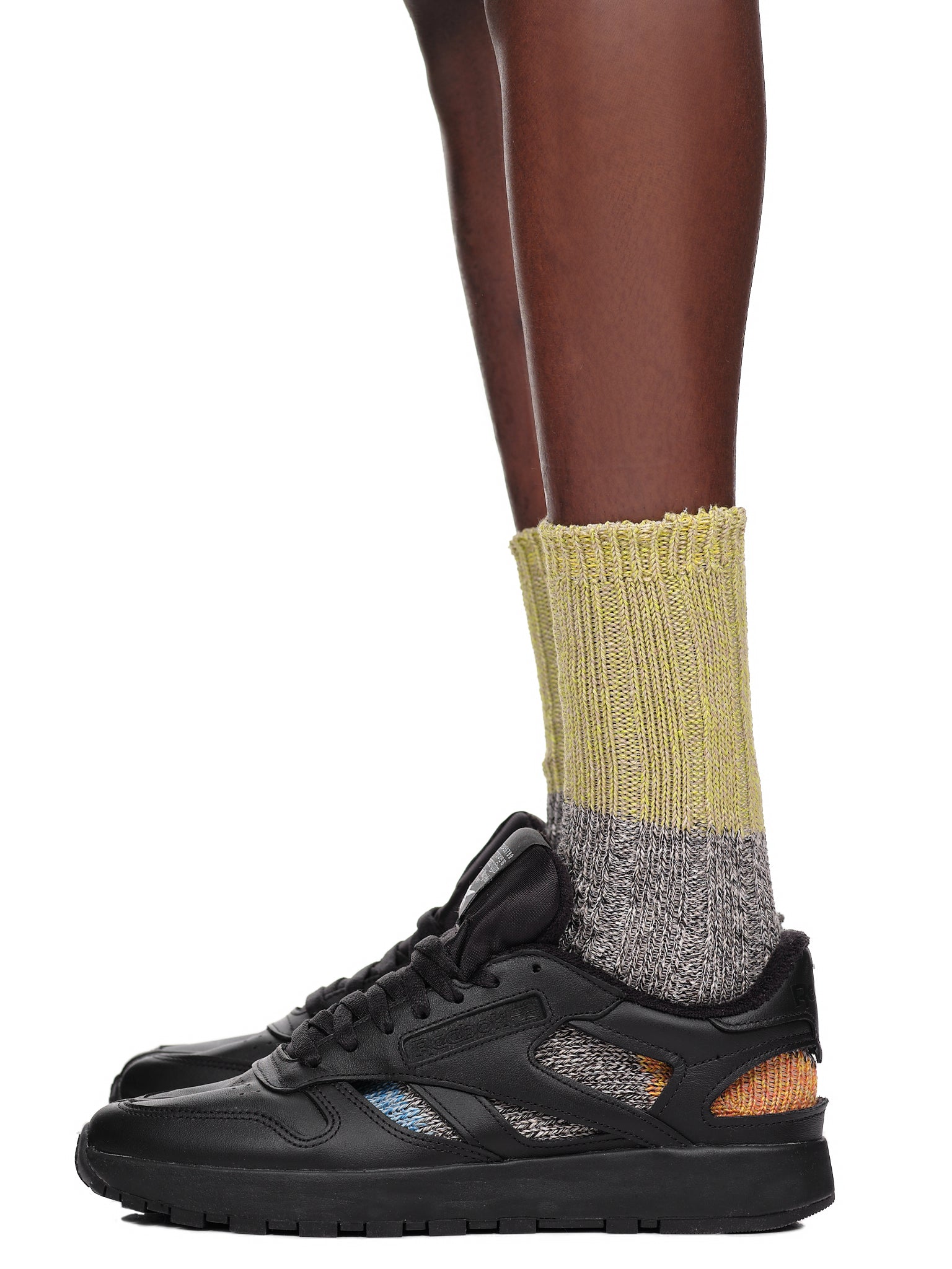 Kapital Jacquard Color Block Socks | H. Lorenzo - side 