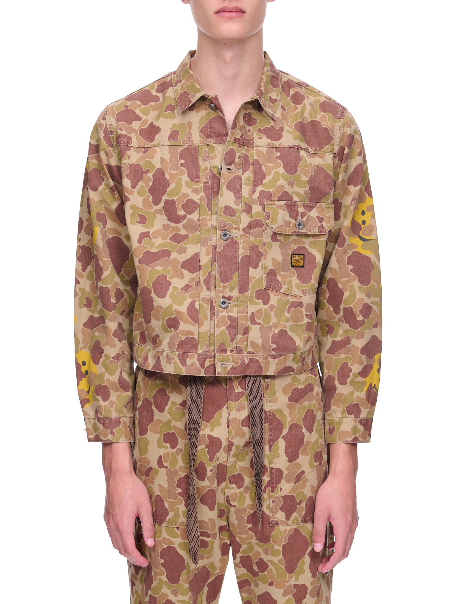 Happy Camouflage Jacket (K2209LJ024-BEIGE-KHAKI)