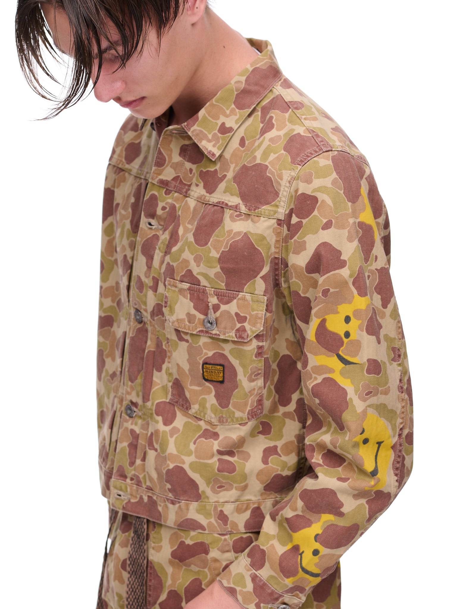 Happy Camouflage Jacket (K2209LJ024-BEIGE-KHAKI)