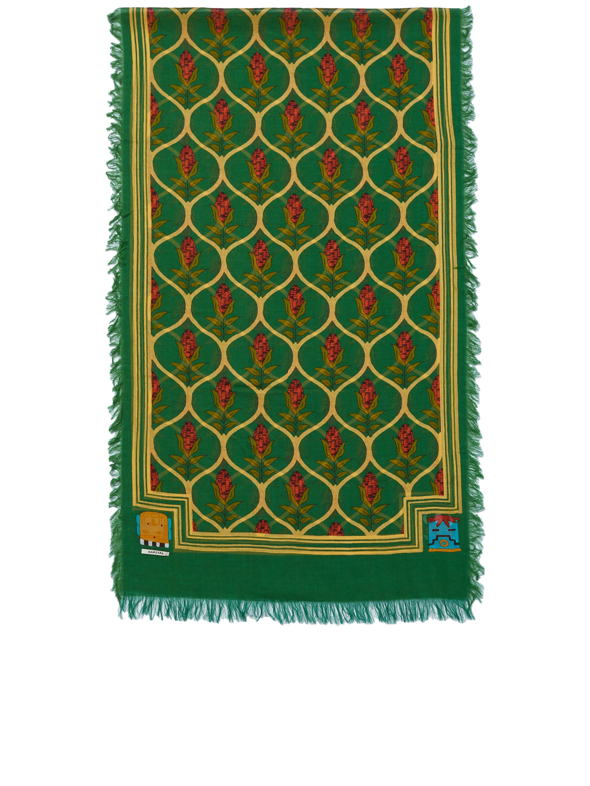Jacquard Scarf (K2209XG503-GREEN)