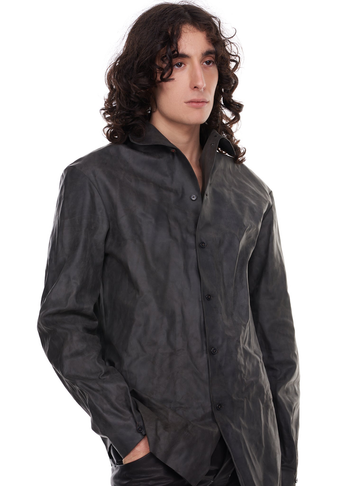 Ma+ Horse Leather Shirt | H. Lorenzo - detail 1