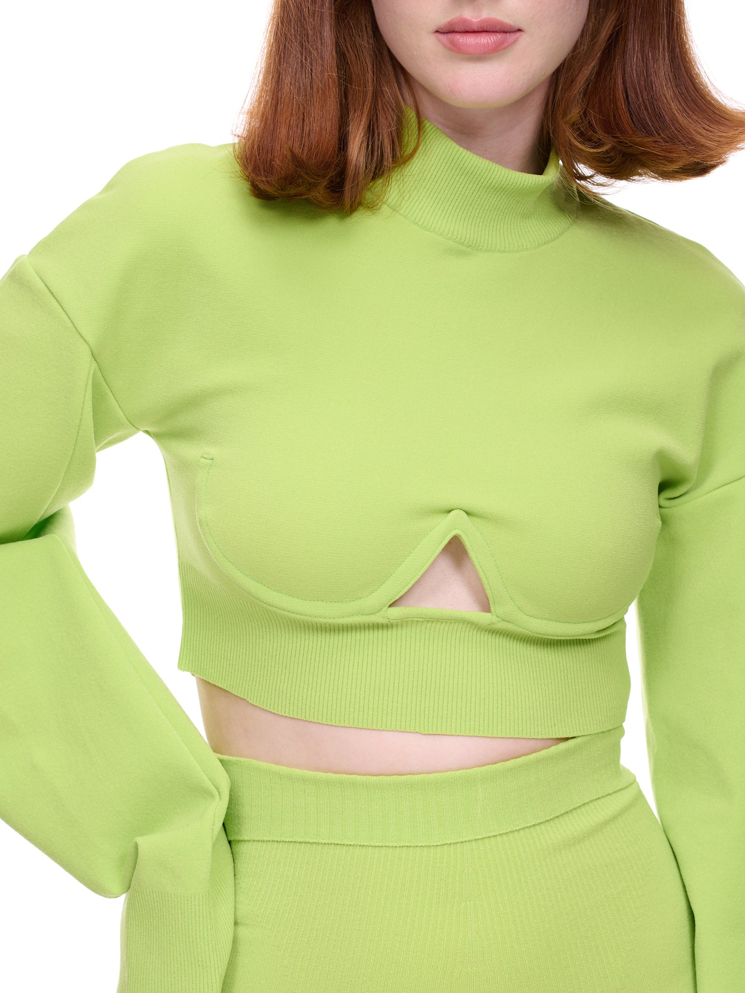 Alessandro Vigilate Cut-Out Cropped Sweater | H.Lorenzo - detail 1