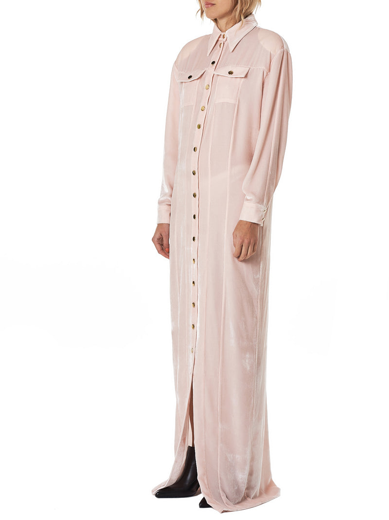 Kreist Velvet Dress - Hlorenzo Side