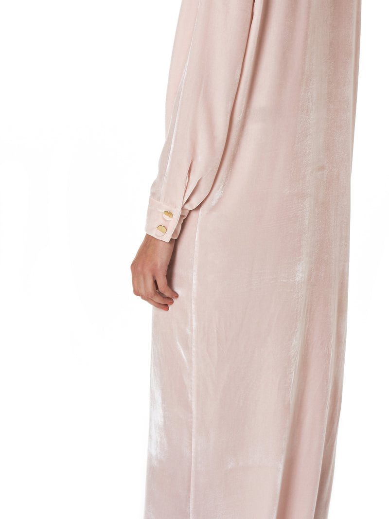 Kreist Velvet Dress - Hlorenzo Detail 1