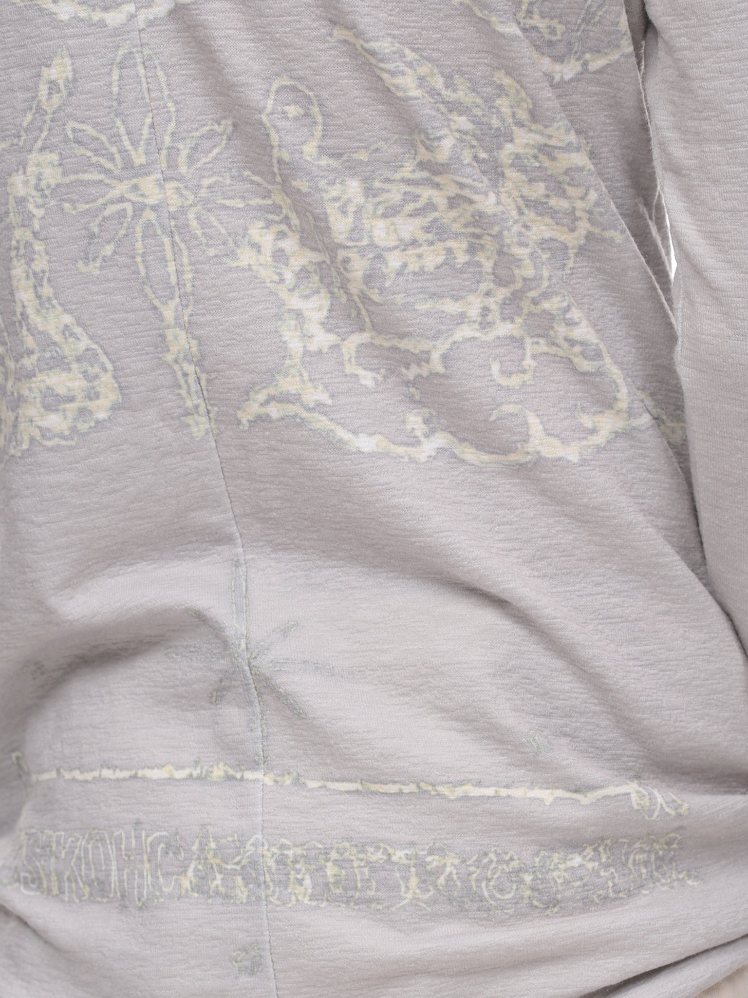 Printed Mask Shirt (KUF2EX-0010-LIGHT-GREY)
