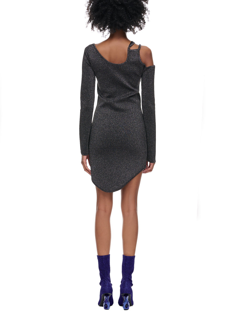 Cut-Out Asymmetric Drerss (KW0753-YN0181-GUNMETAL)