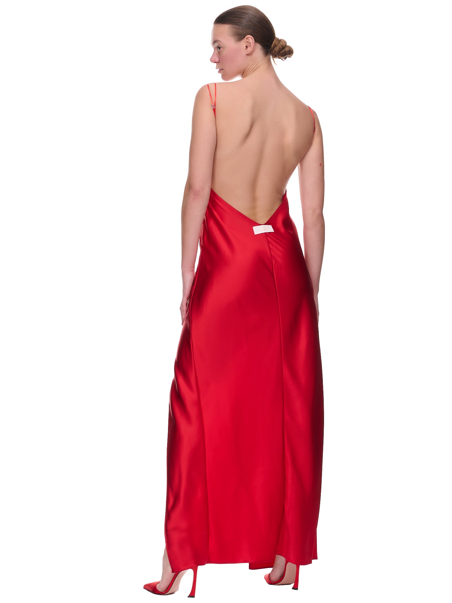 Satin Dress (LANB01-IMG-RED)