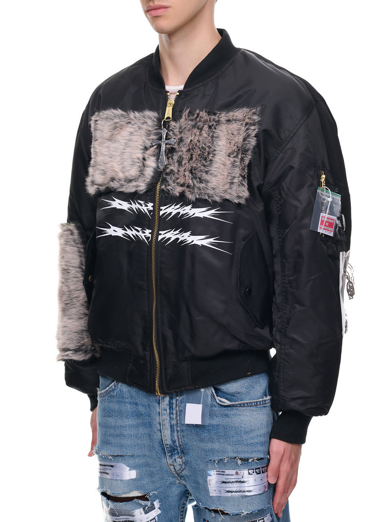 APHRODITE GANG VELOUR JERSEY JACKET 舐達麻