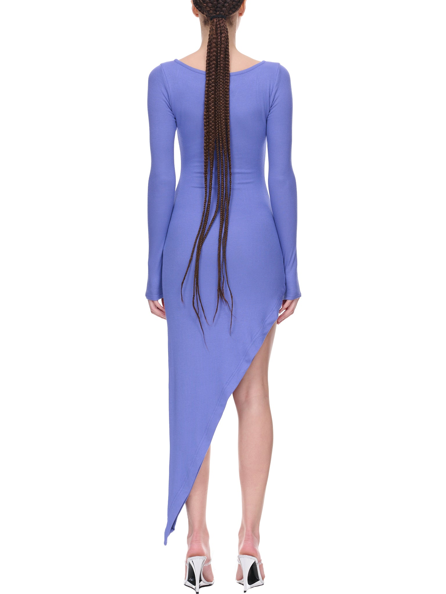 LAMA JOUNI Slanted Dress | H.Lorenzo - back
