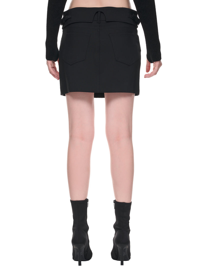 Trussardi Wool Mini Skirt | H.Lorenzo - back