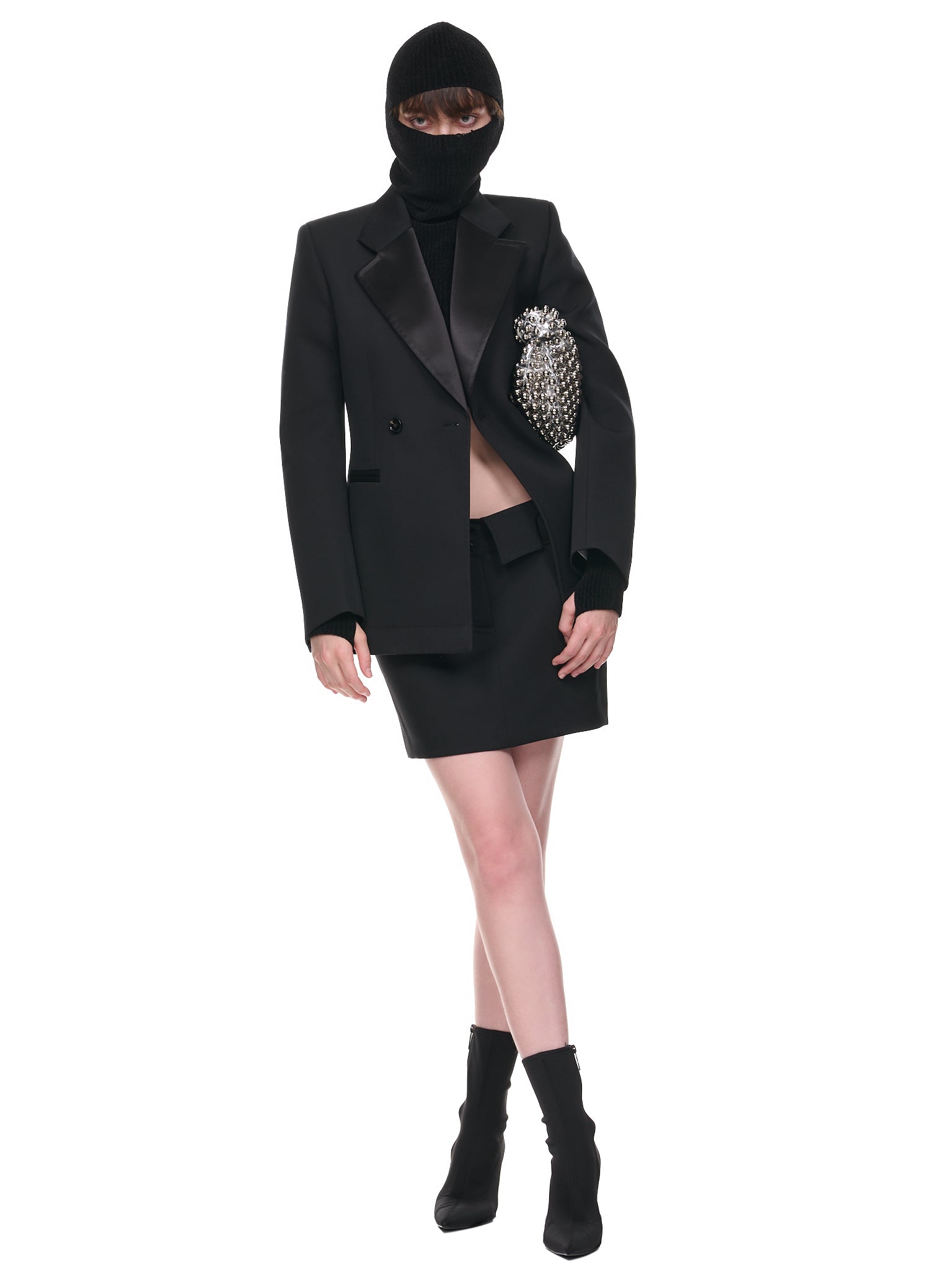Trussardi Wool Mini Skirt | H.Lorenzo - styled