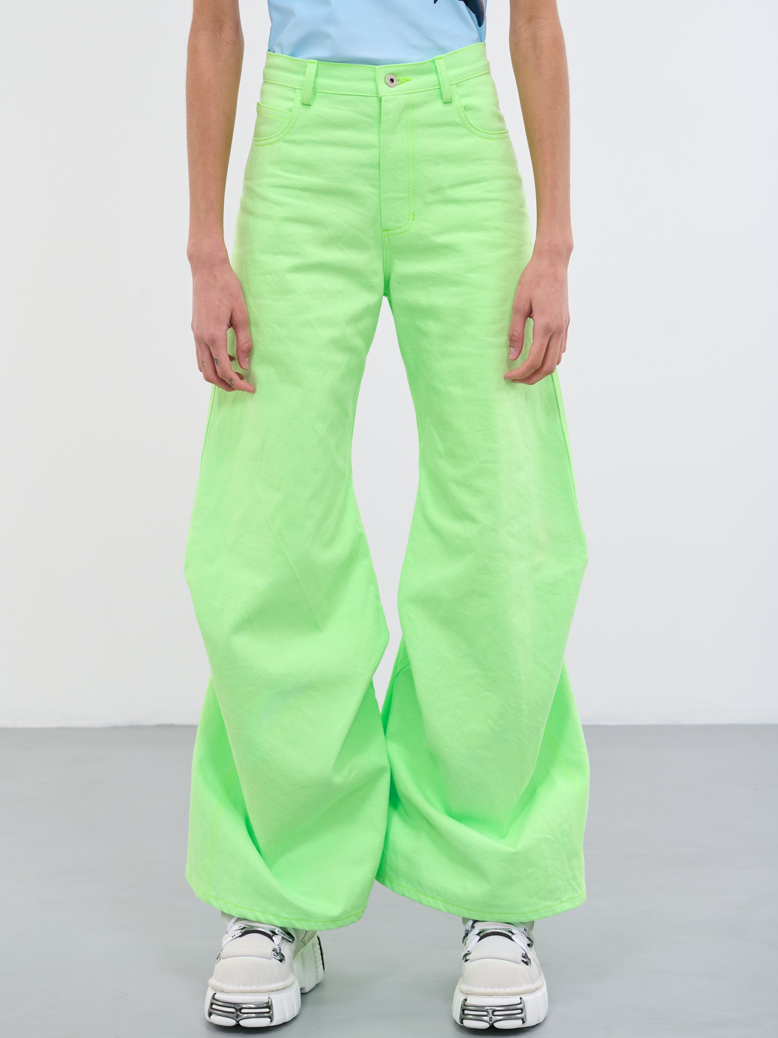 JACQUEMUS | Light green Women's Casual Pants | YOOX