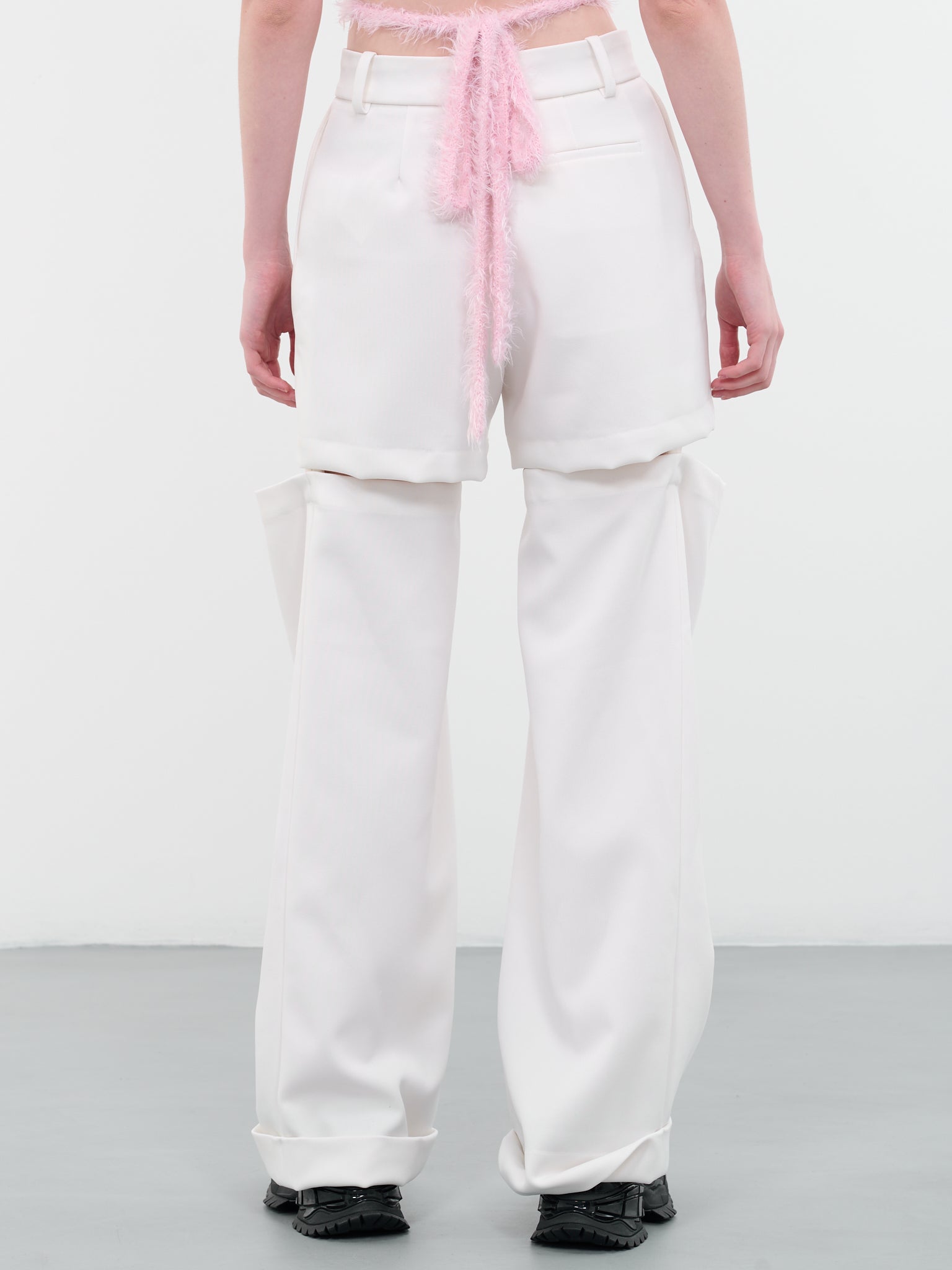 Suspender Trousers (MB-25-RECYCLED-POLY-WHITE)