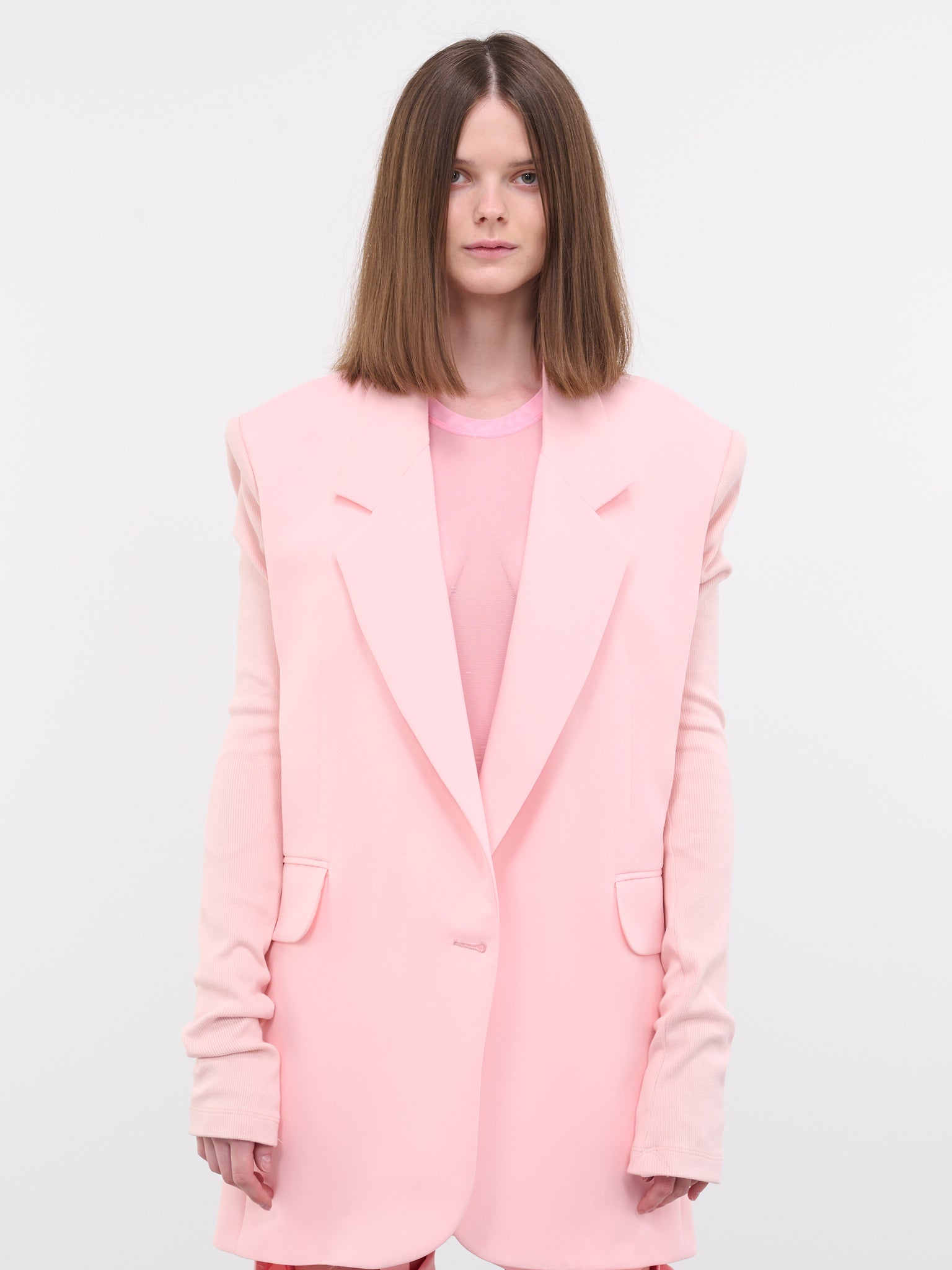 Knit Blazer MB 40 SPONGY SOFT PINK