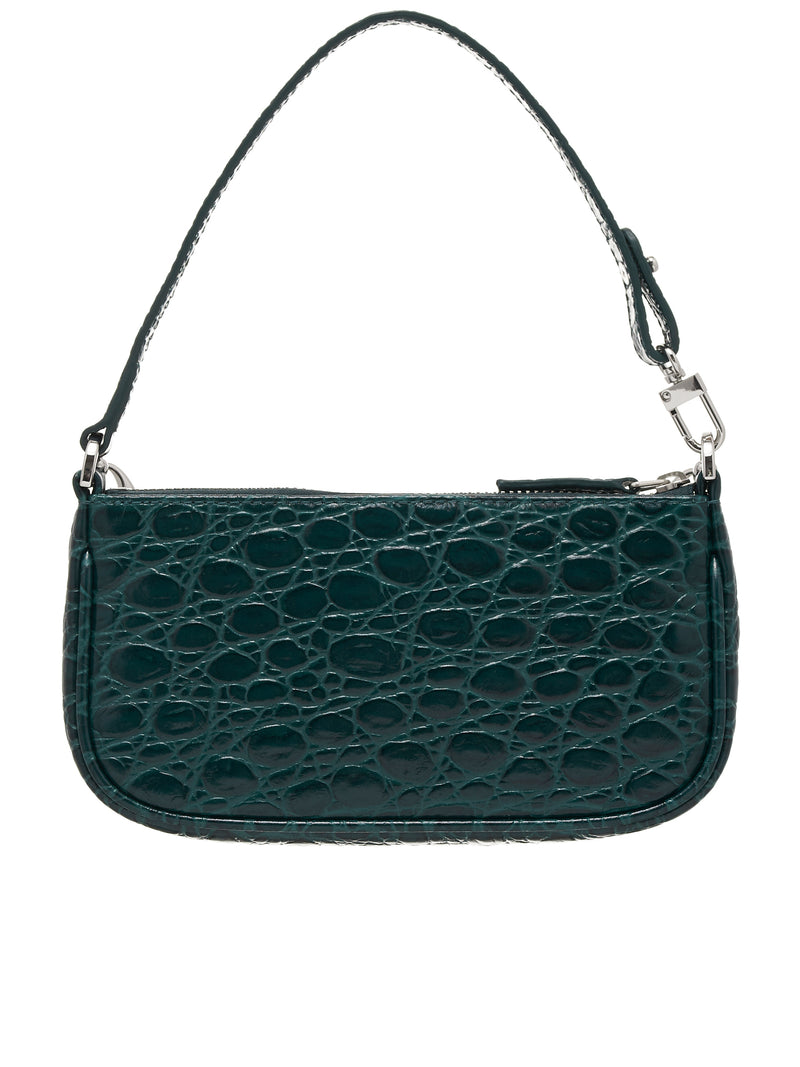 Mini Rachel Croco Bag (MINI-RACHEL-PETROL)