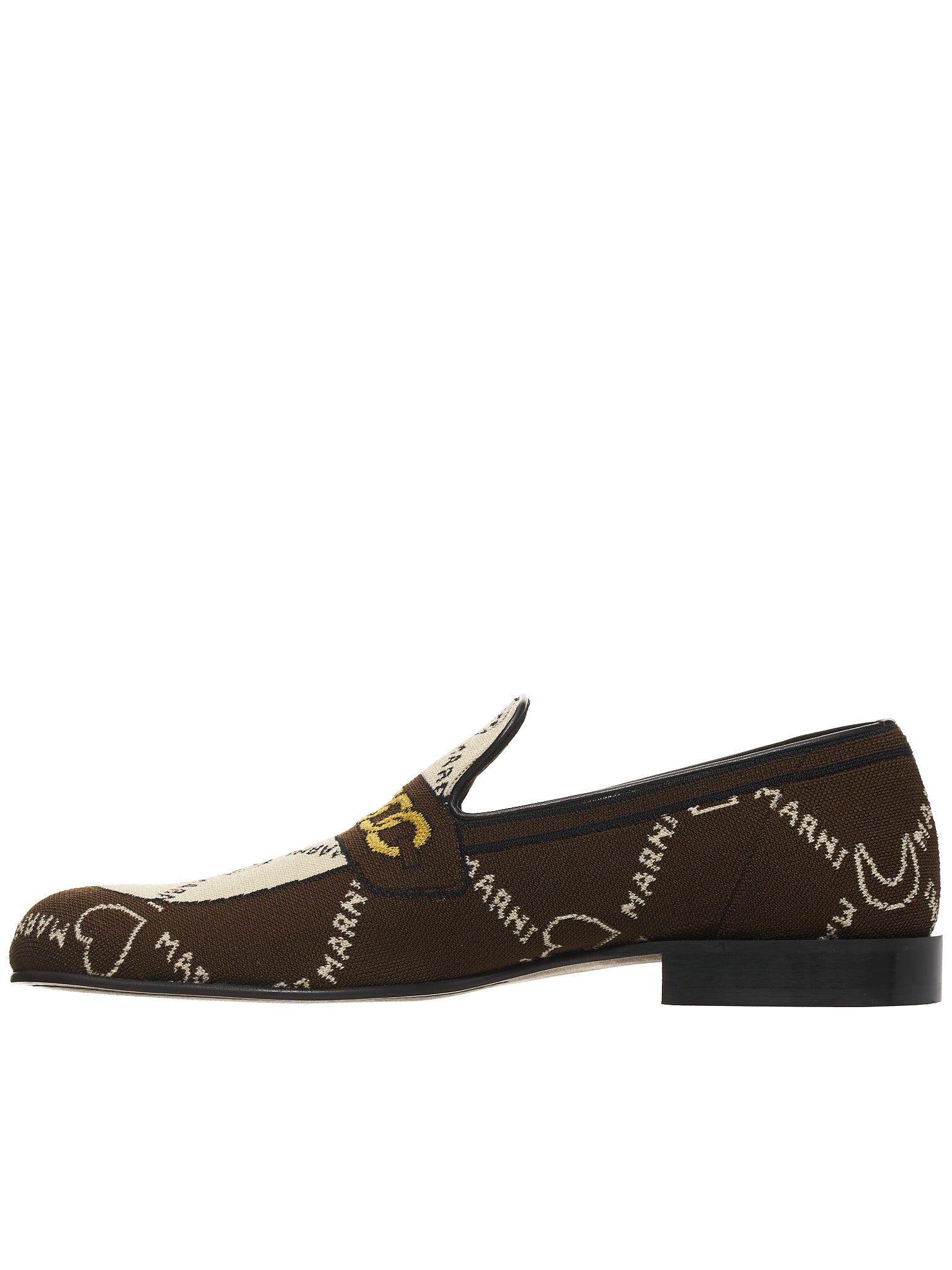 Marni Marnigram Trompe L'oeil Jacquard Moccasins | H. Lorenzo - side 2