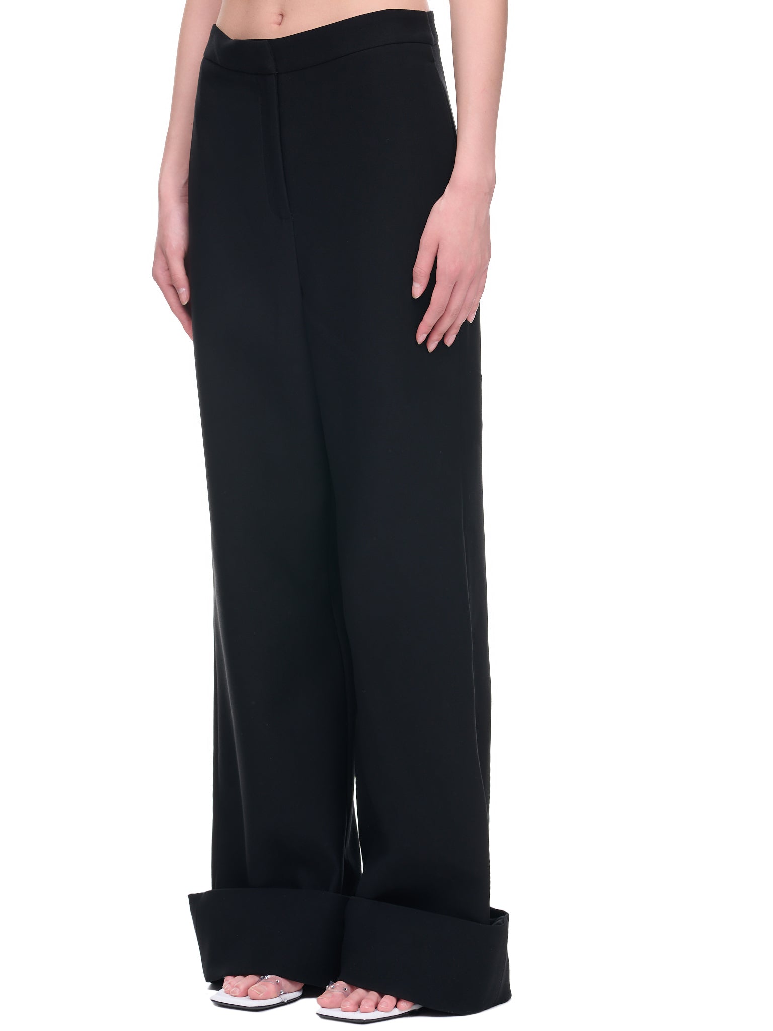 Wide Cuff Trousers (MONO-CUFFPANT-BLACK)