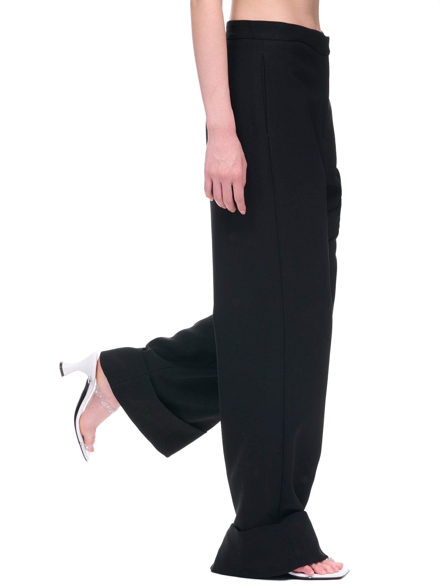 Wide Cuff Trousers (MONO-CUFFPANT-BLACK)