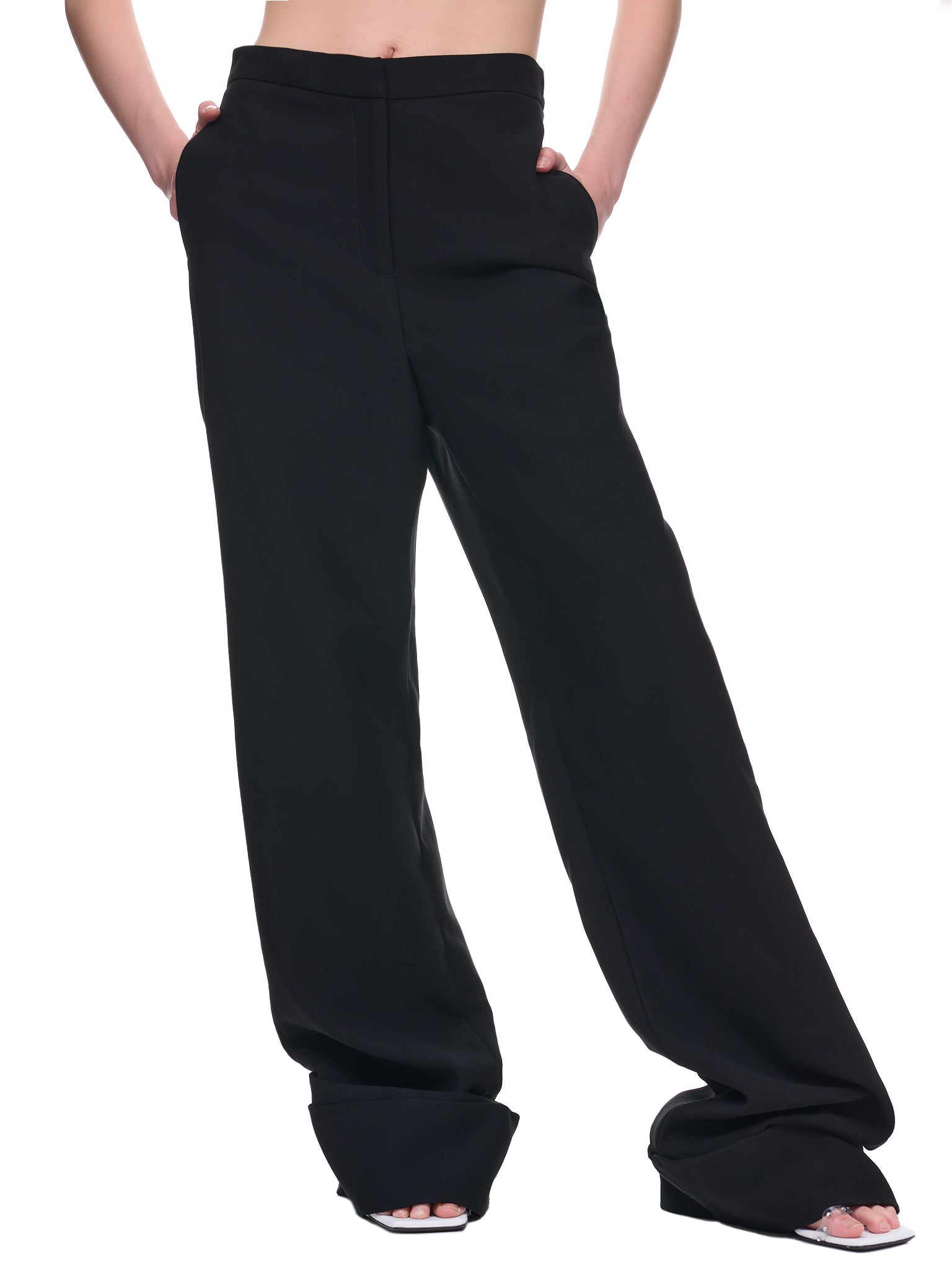 Wide Cuff Trousers (MONO-CUFFPANT-BLACK)
