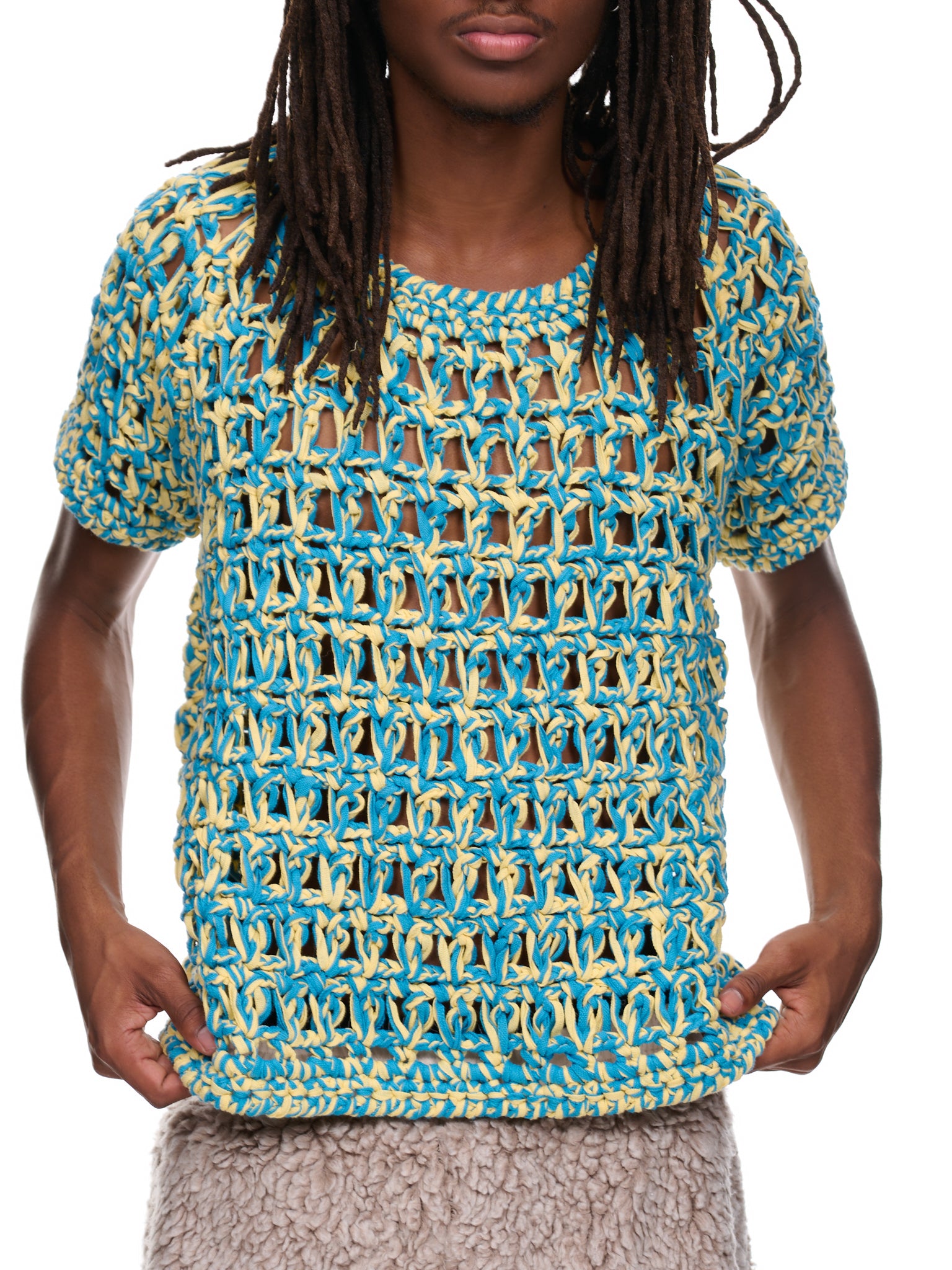 Mickey Cropped Net Shirt (N3-KN-03-MICKEY-TITANS)
