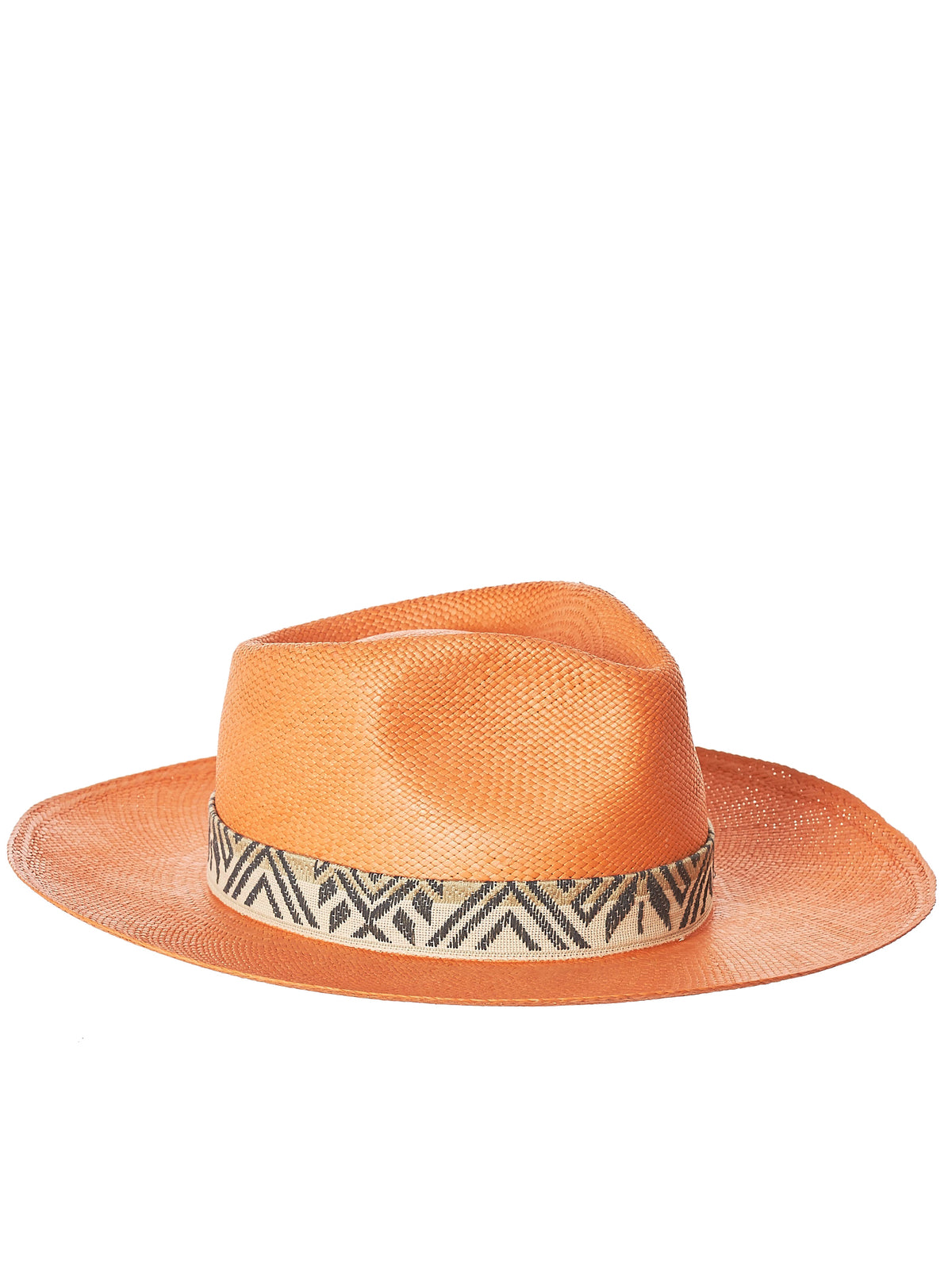 Creased Straw Hat (NATIV-STRAW-SALMON)