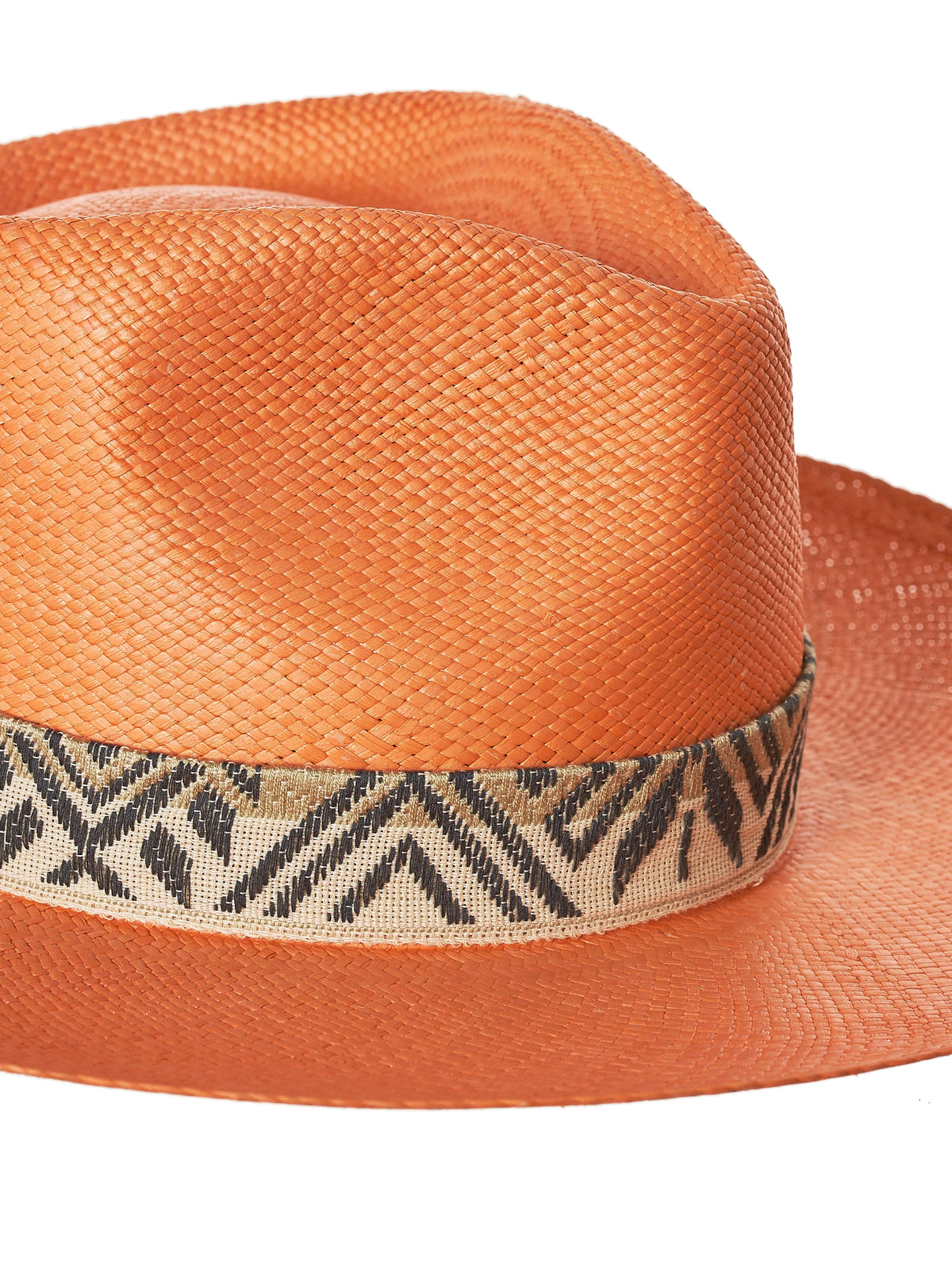 Creased Straw Hat (NATIV-STRAW-SALMON)