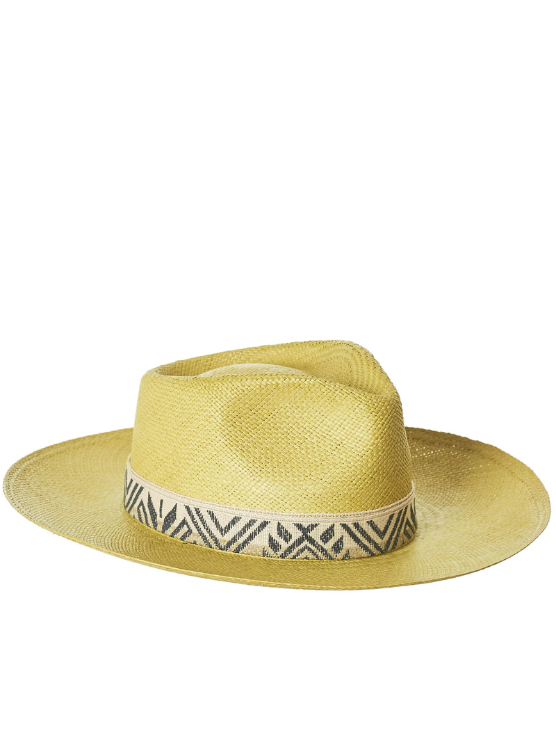 Creased Straw Hat (NATIV-STRAW-YELLOW)