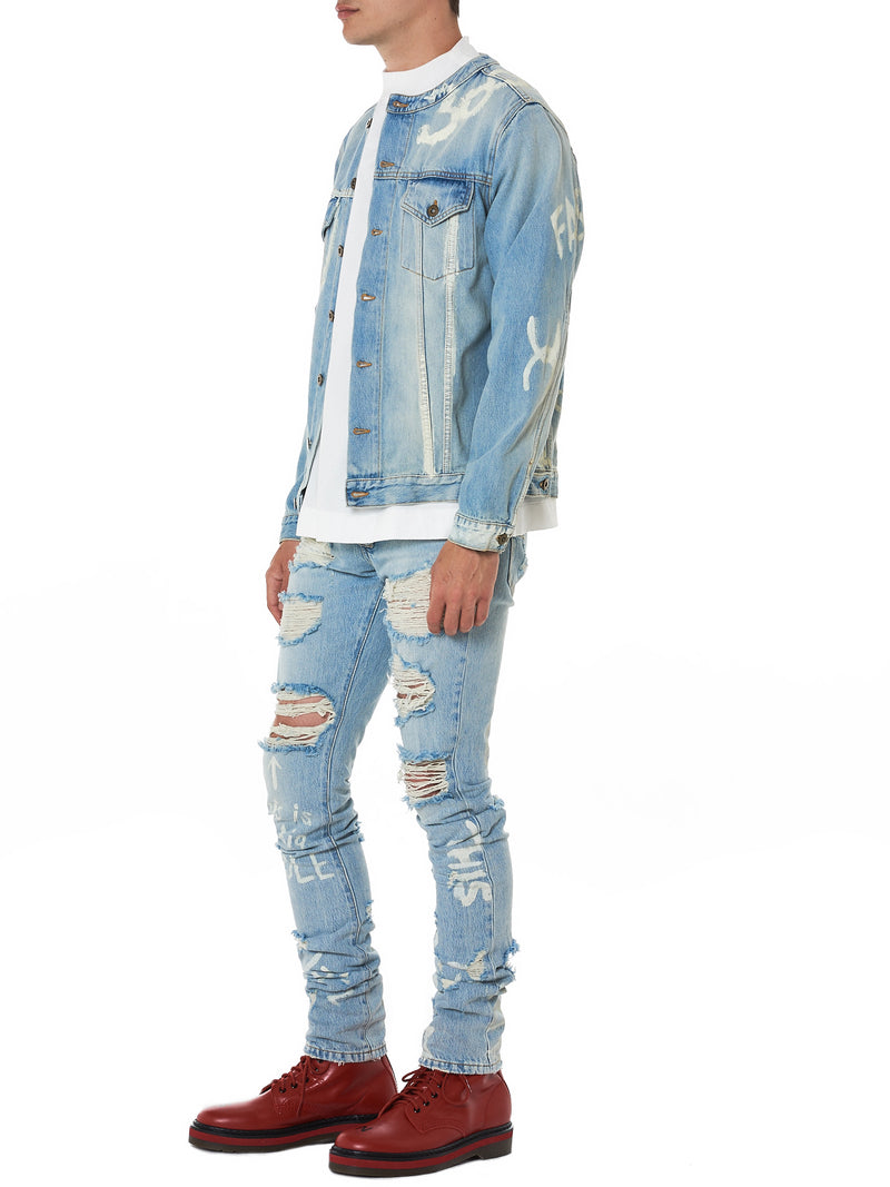 IH NOM UH NIT Denim Jacket - Hlorenzo Style