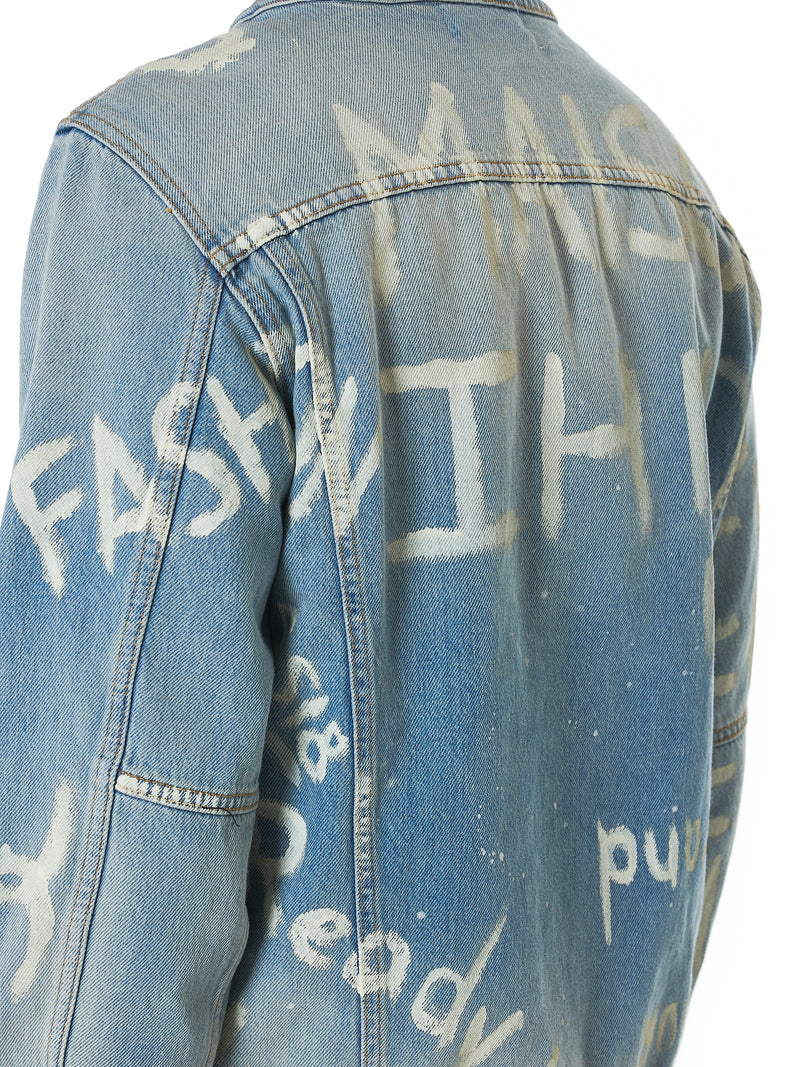 IH NOM UH NIT Denim Jacket - Hlorenzo Detail 2
